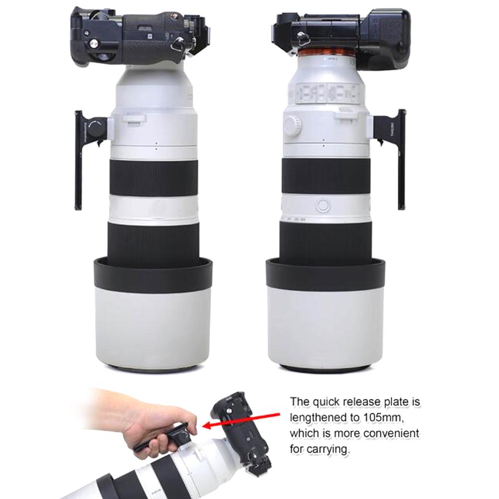 IS THS260 Aluminium Alloy Lens Collar Replacement Base Foot Stand Adapter for Sony FE 200-600