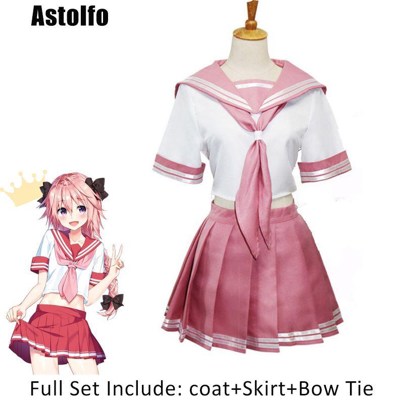 Fate/grand Order Astolfo Cosplay Costume Halloween Outfit Uniform For Women
