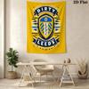 Leeds poster  Wall Hanging Printed Fabric Blanket Decorative Tapestries for Bedroom Living Room Home Decor