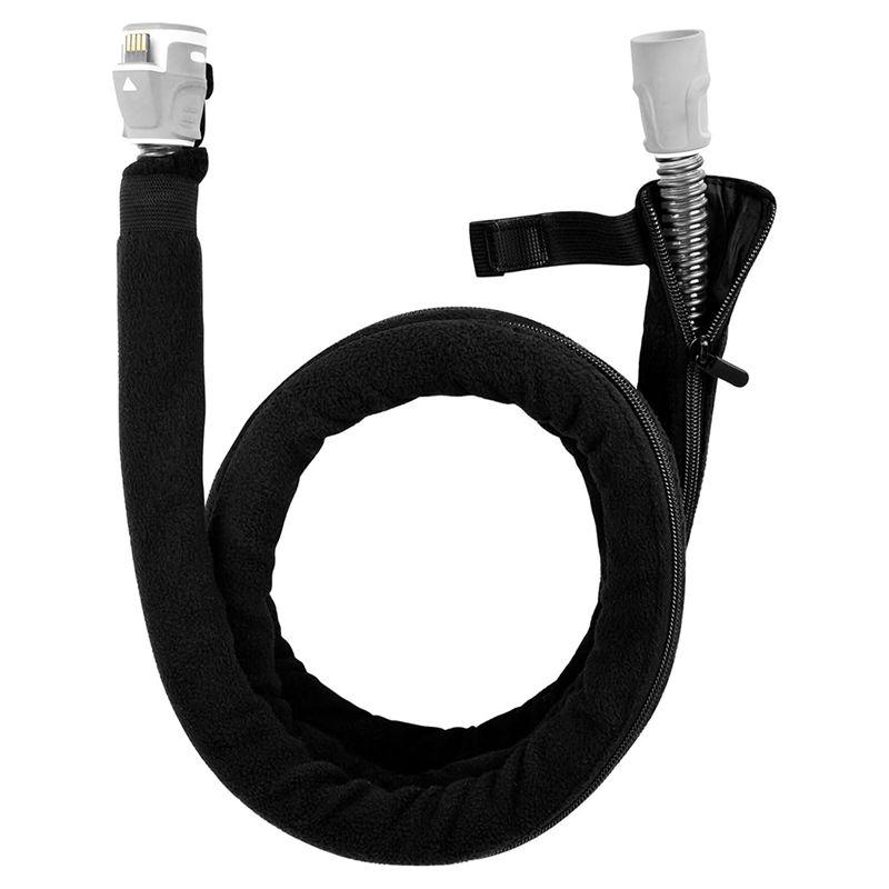 

AEE4-6 Foot 4 Inch CPAP Hose Cover For Resmed Climatelineair Airsense 11 10 Heated Tubing, Full Zipper CPAP Tube Cover чорний