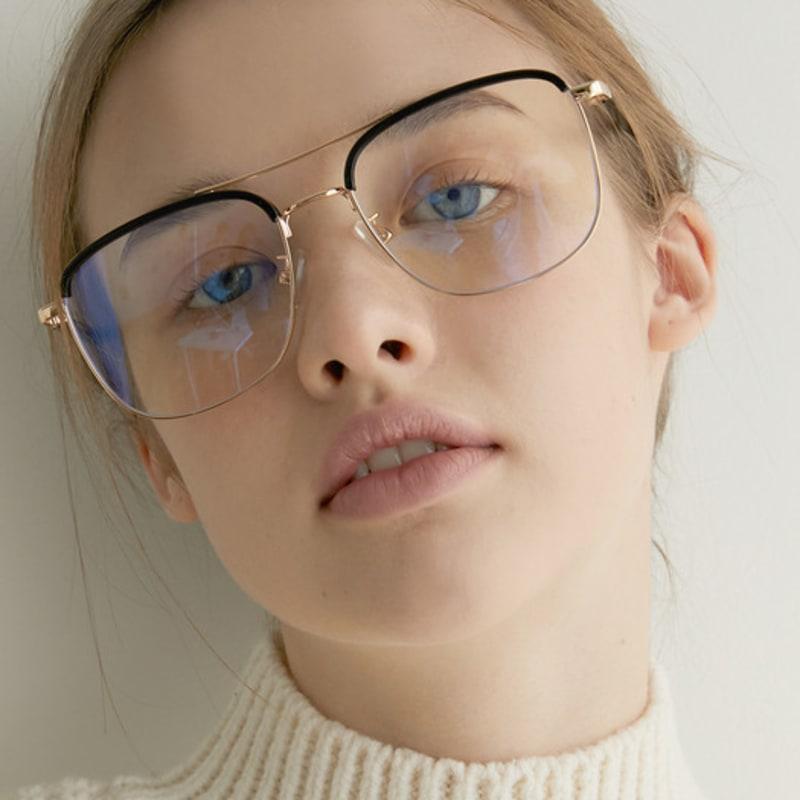 

One Brilliant [Blue Light Blocking Lenses] Cooper-OB203-Black Gold FREE