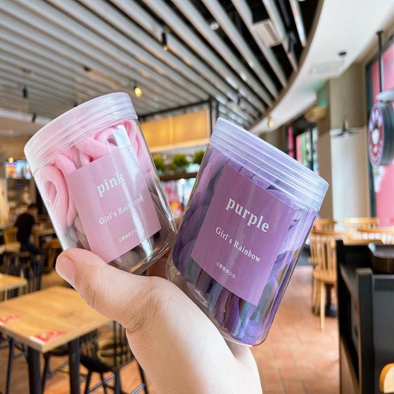 Korean & Japanese Style Colorful High Elasticity Hair Ties - Cute Candy Color Hair Ropes