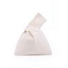 Cotton Women's Handbags Knot Wrist Shopping Bag Eco friendly Reusable Grocery Pouch Lightweight Tote Handbags Coin Purse Bag