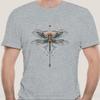 Chic Unisex Tshirt Dragon Fly Tattoo T Shirts   White Tshirt For Male Short Sleeve Thanksgiving Gift Streetwear Top
