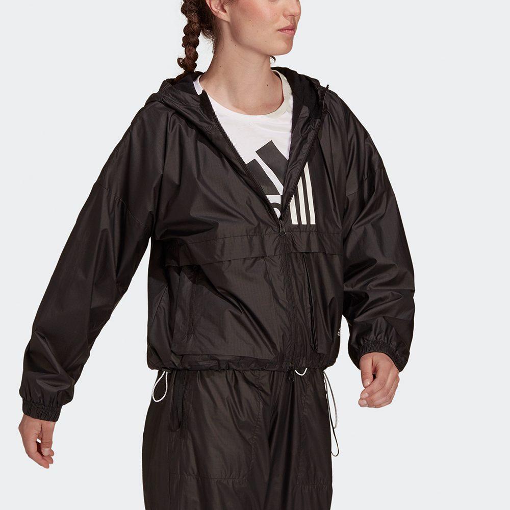 Adidas Jackets Women's Black Hooded Moderate Other GT3723