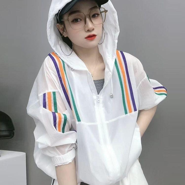 Quick-drying Zip-up Hoodie Thin Sunscreen Coat for Women with Breathable and Anti-UV Design