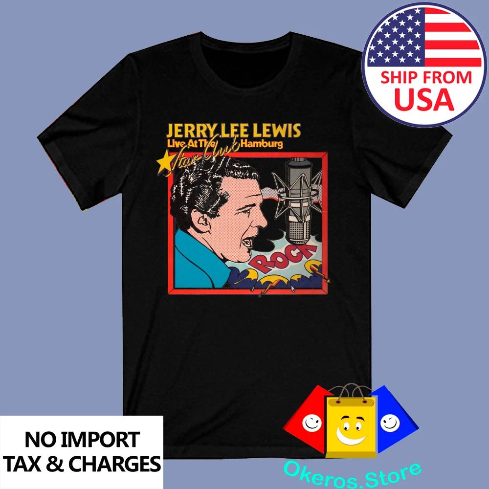 Jerry Lee Lewis Men s Black Size S to 3XL XL
