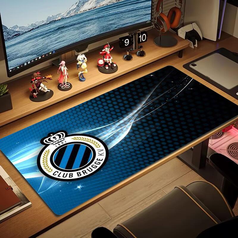 Club Brugge Color Mouse Pad Large Gaming Table Cushion Non-slip Laptop Tablet Big Mousepad XXL Mat Mini PC Playmat With Lock edge