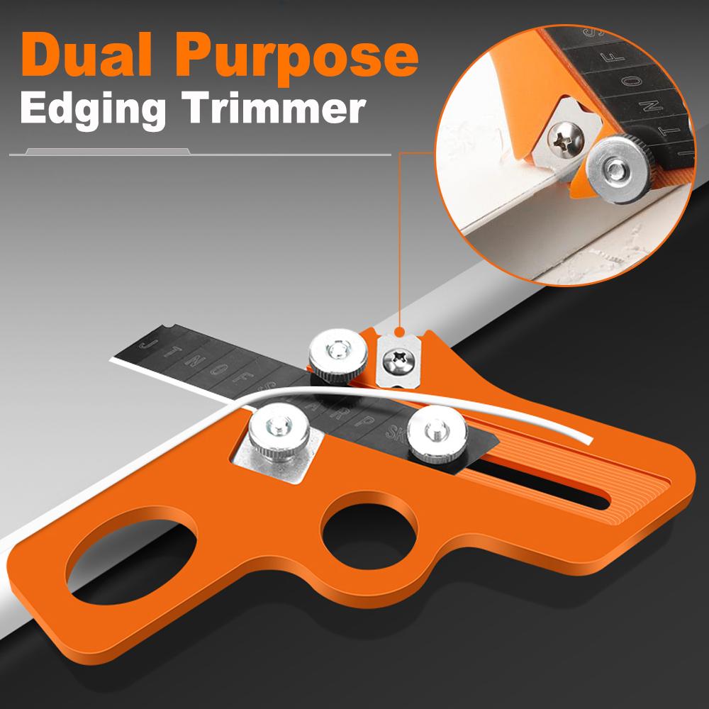 Manual Edge Banding Trimmer Veneer Edge Cutter Tool Woodworking Chamfer Plane Wood Chamfering Fillet Scraper Board Deburring