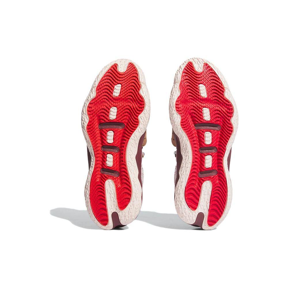 Adidas „Dame 8 EXTPLY Legends Unleased“ – „Foo Lion Men“ sportbačiai, raudoni, bordo, dulkėtai rožiniai ID8422