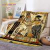 3D Pharaoh Hieroglyphic Egyptian Mythology Soft Blankets,Keep Warm Throw Blanket Comfortable for Picnic Beds Sofa Home Bedroom