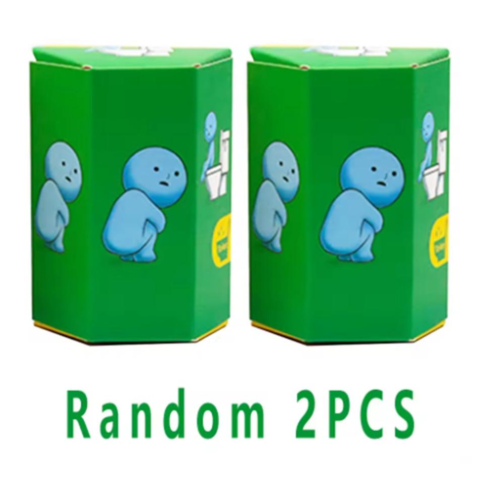 Smikis Nachtleuchtende Figuren Set Toiletten Serie Blind Box Kinder Weihnachts Geburtstagsgeschenk Ornament Figur Dekor