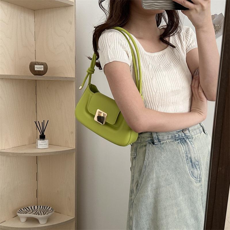 Baguette Bag Fashion Women's Bag Crossbody Bag New Armpit Bag One Shoulder Portable Trendy Simple Women's Bag