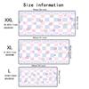 Cute Grid Daisy Floral Gaming Desk Mat Nonslip Large Xxl Mouse Padcm Kawaii Desktop Pad For Home Office Accessories 1pc