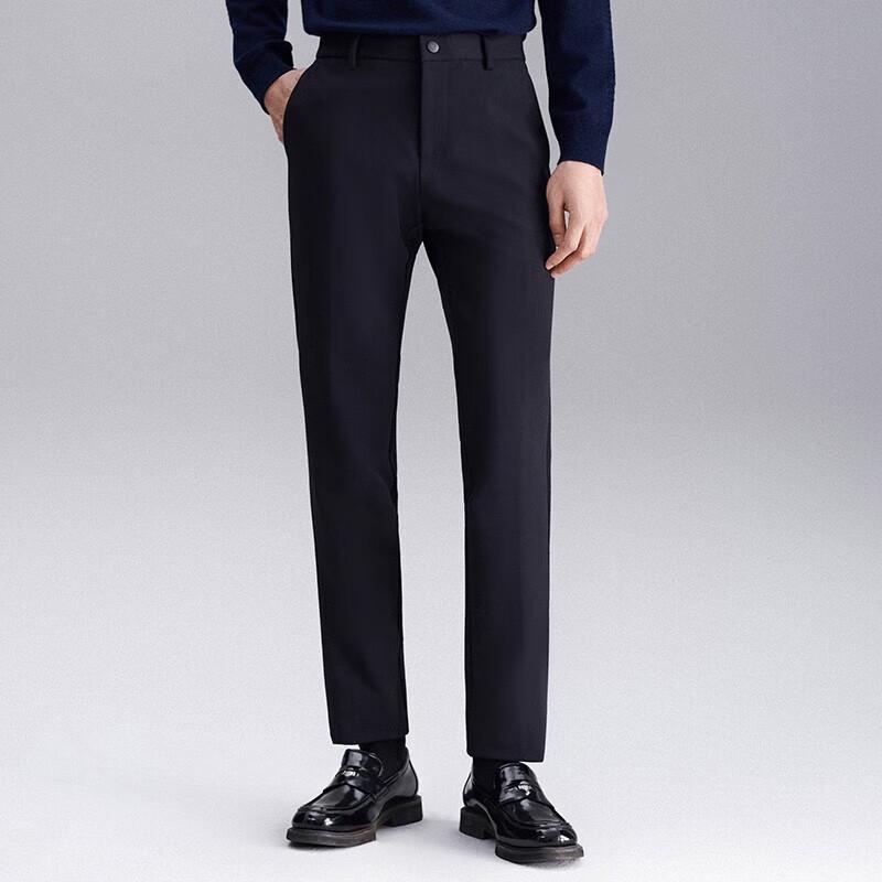 Baoxiniao Men's Business Casual Straight-Leg Trousers