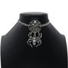 Grenzüberschreitende Gothic Spinnenhalskette: Dunkelstil Punk Halloween Schmuck