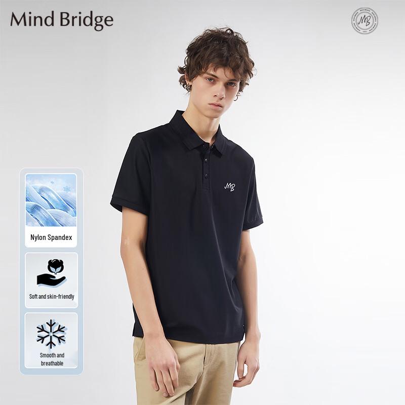 Mind Bridge Men s Short Sleeve Polo Shirt M