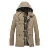 Nieuwe Lente- en Herfstjassen, Dunne Herenjassen, Katoenen Topjes voor Middelbare Leeftijd en Ouderen, Grote Maten, Casual Papa Kleding Windjassen