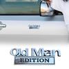 Old Man Edition Car Emblem 3D Emblem Sticker Badge RepreSeint Old Man Edition Car