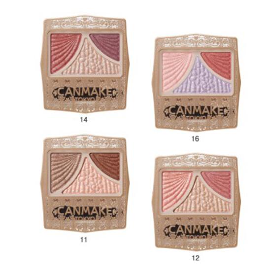 CANMAKE Juicy Pure Eyes Eyeshadow 1.4g [All 4 Colors]
