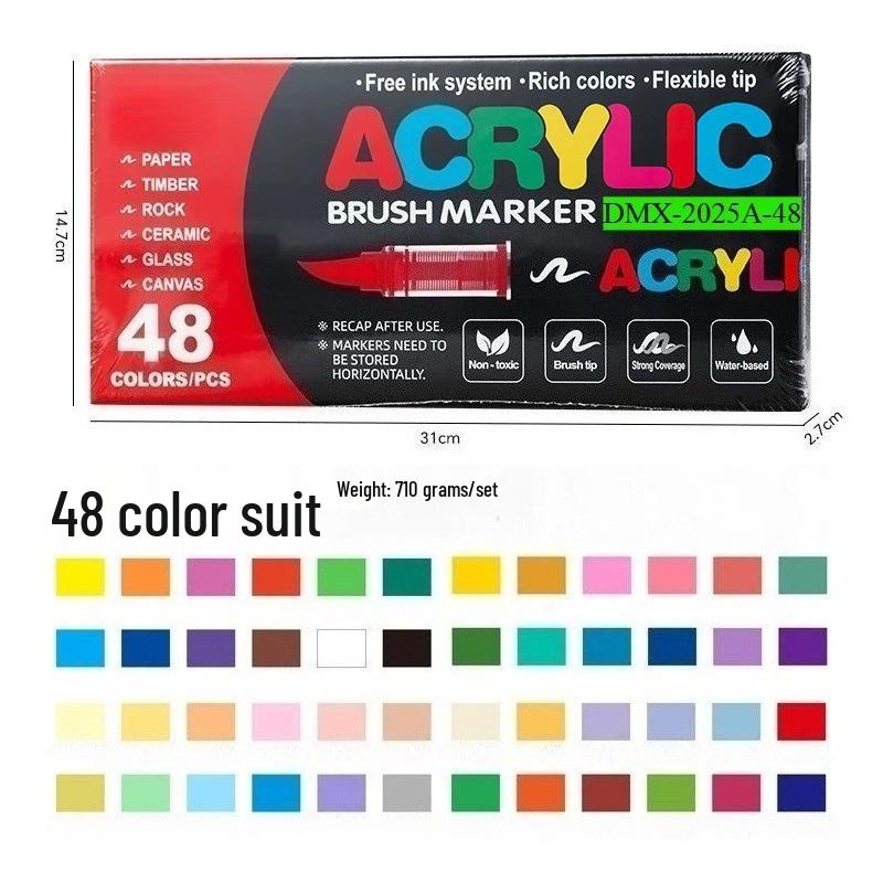 Soft Tip Acrylic Marker for Kids - Layerable, Opaque, DIY Graffiti Art Supplies