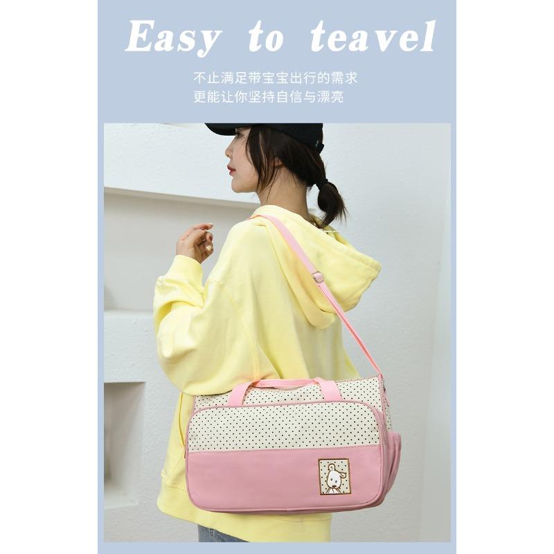 Parent Child Travel Mommy Bag Casual Fashion Crossbody Bag Household Multifunctional Large Capacity Handbag Waterproof Shoulder Bag