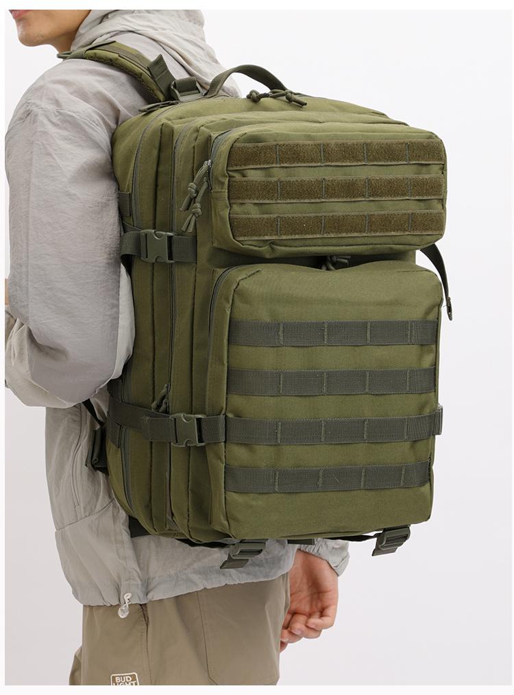 Large Capacity Outdoor Tactical Backpack With Multiple Compartments, Durable Men's Hiking Backpack, Oxford Men's Hiking Backpack