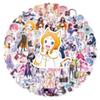 50pcs Anime Stickers Cute Rem Cartoon Sticker Notebook Phone Laptop Decals