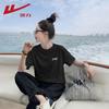 T-shirt da donna a maniche corte in cotone