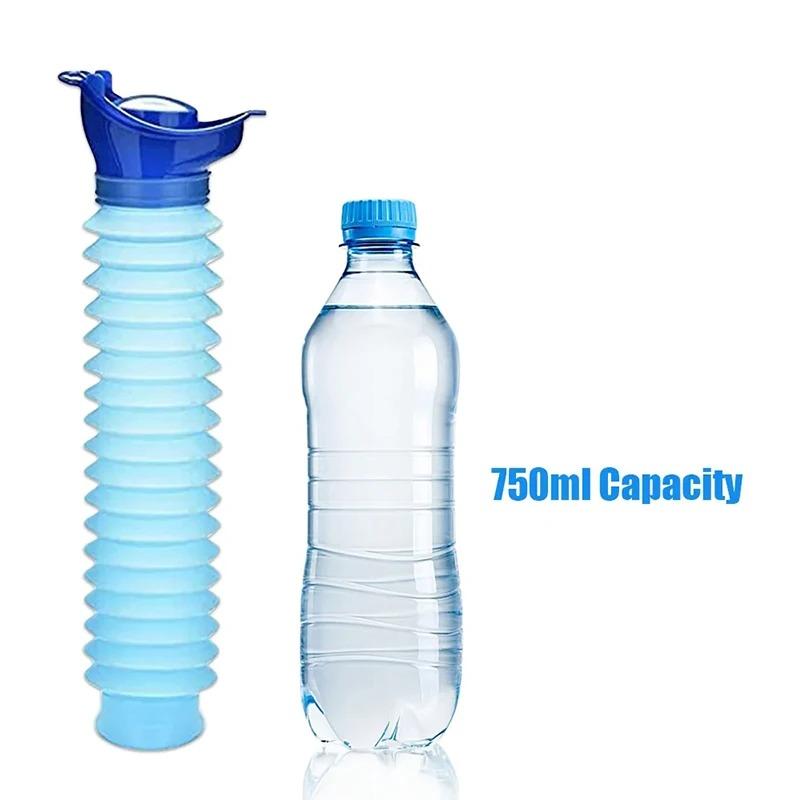 Portable Car Urinal for Kids Cartoon Design Retractable Potty Training Device Leakproof Travel Urine Container Suitable for Long