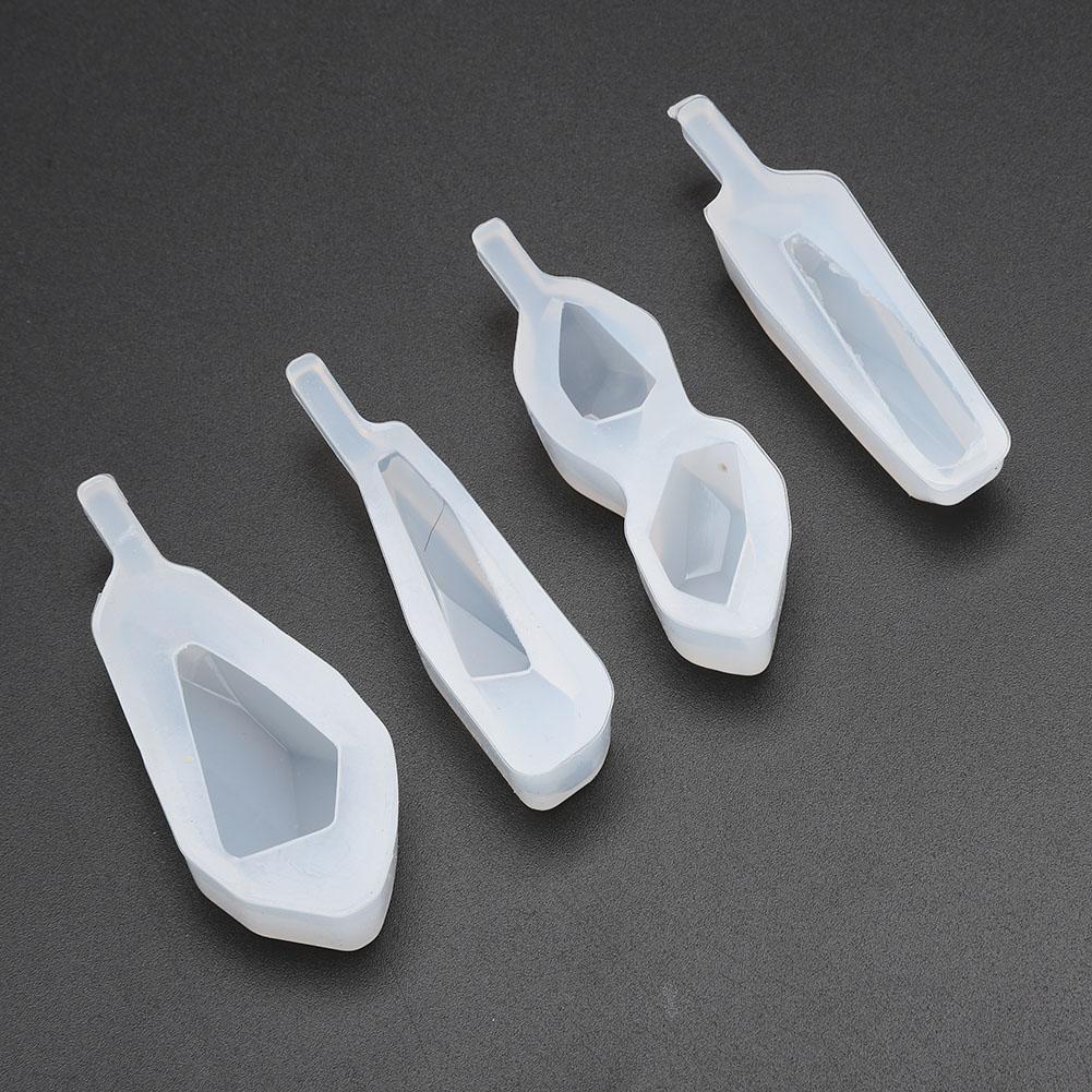 2 Sets Silicone Gel Resin Casting Molds DIY Craft Jewelry Pendant Making Mold