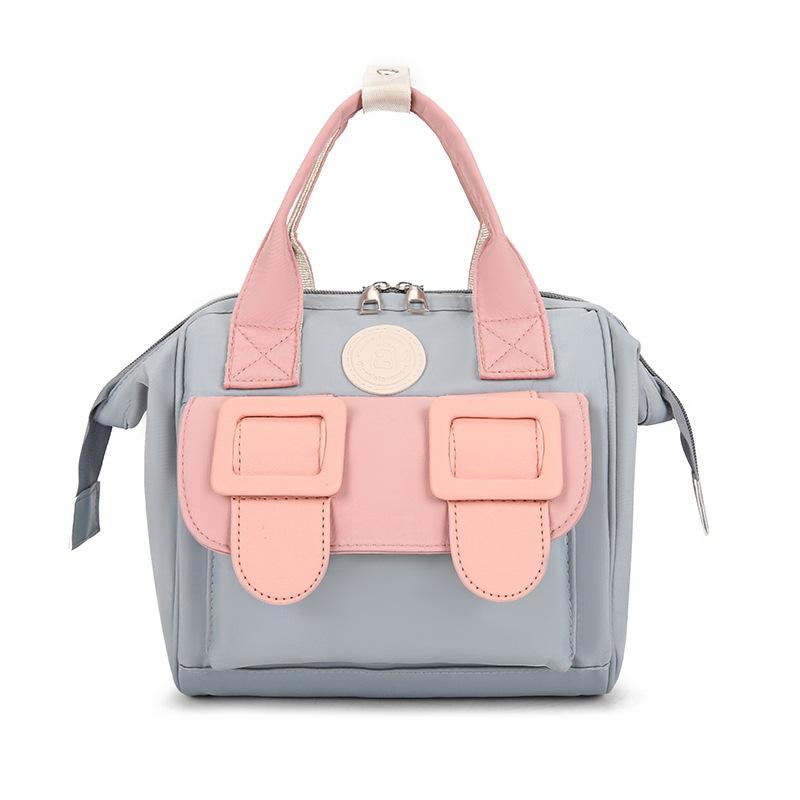 

Маленькая и портативная сумка для мамы с алюминиевой фольгой, портативная сумка для мамы и ребенка, может использоваться для двойной спинки, многофункциональная и легкая