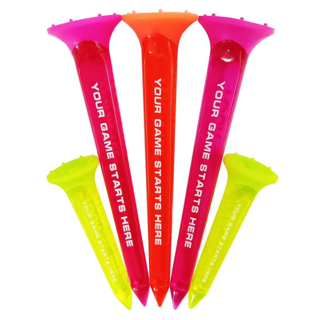 Tour Tee COMBO NEONS Golf Tees PINK (5 tees) T-490 (580)