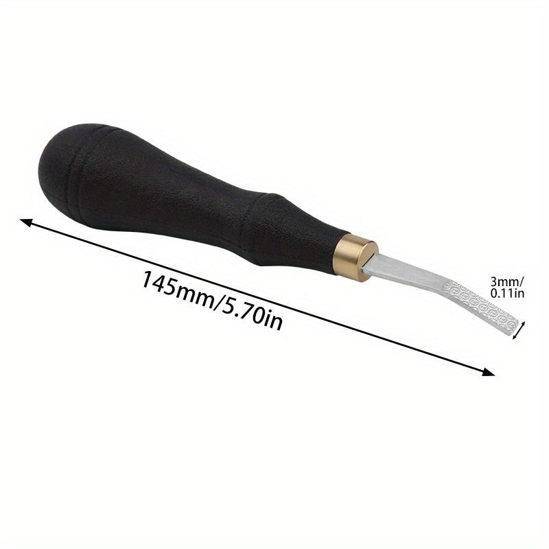 

1PC Silicone Handle Rough File Leather Tool DIY Leather Surface Edge Treatment Polished Rough Sun Grain 3/5mm