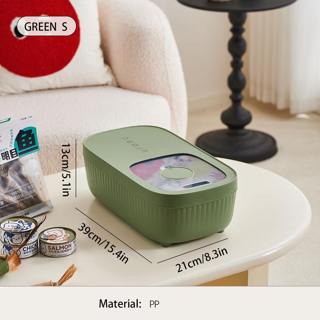 Dog Food Storage Container, Multi-purpose Organiser, Large-capacity Dog Treat Organiser, Convenient Push-Pull Design