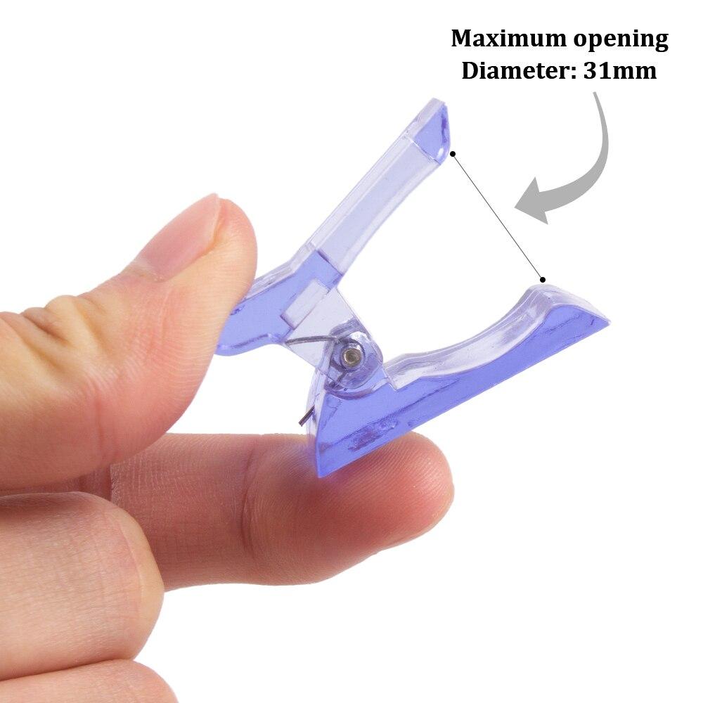 10/20 buc Acrilic Agrafă pentru Unghii Gel Transparent pentru Construcție Rapidă Sfaturi pentru Unghii Clips pentru Extensie pentru unghii Cleme UV Instrumente pentru Manichiura