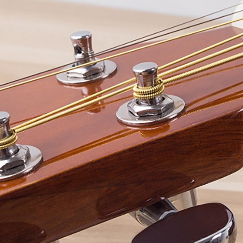 6 Pcs Folk Guitar Steel String Acoustic Guitar Strings for 6 String Classical Guitars Accessories Powerful and Durable