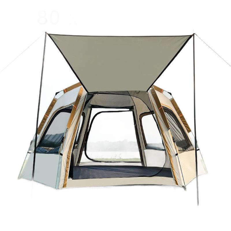 Clearance: Quick-Open Rainproof Camping Tent - Portable, Foldable, and Thickened for Overnight Use