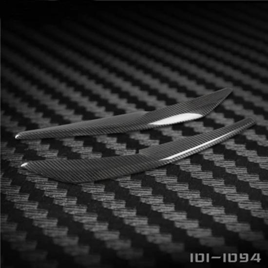 Carbon Fiber Headlight Eyebrow Cover Trim Sticker Head Lamp Eyelid For Mazda 6 Atenza 2014 - 2016 M6 Fiber glass primer eyebrow