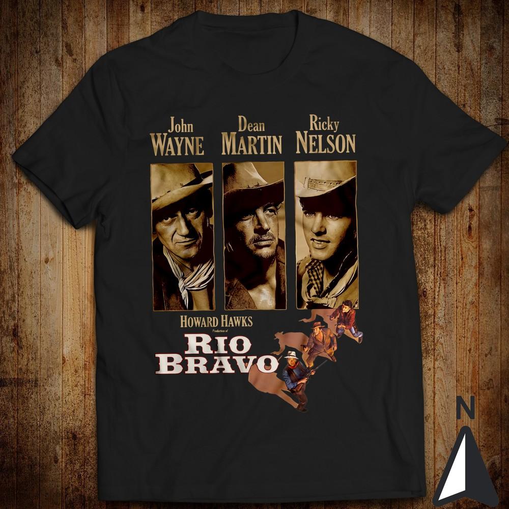 Rio Bravo Shirt The Dean Martin Show Johnny Russell Ray Price Kris Kristofferson Unisex T-Shirt XXXXL