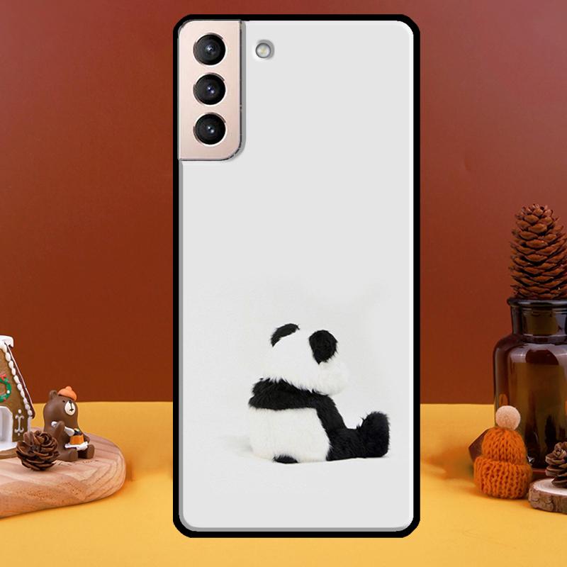 Roztomilá kreslená panda pro Samsung Galaxy S22 Ultra S20 S21 FE S10 S10e S9 Note 10 Plus Note 20 Ultra pouzdro na telefon