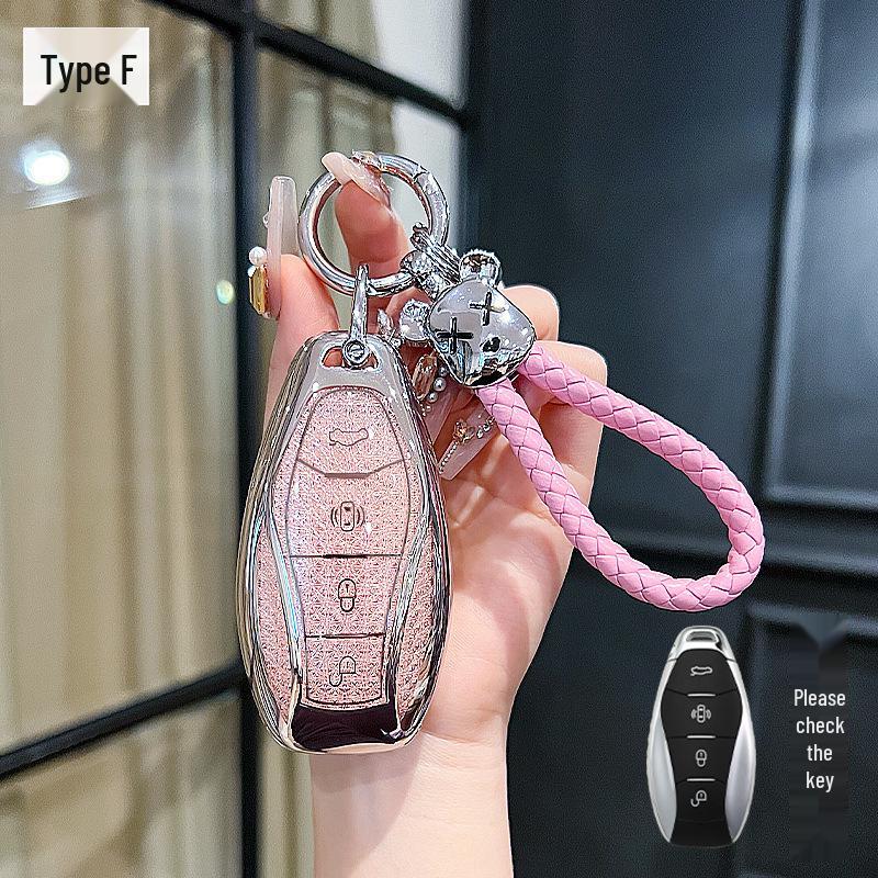 Custom Key Case for Hongqi Models: HS5, H5, H9, EQM5, H6, HS7 - Premium Design for Men and Women