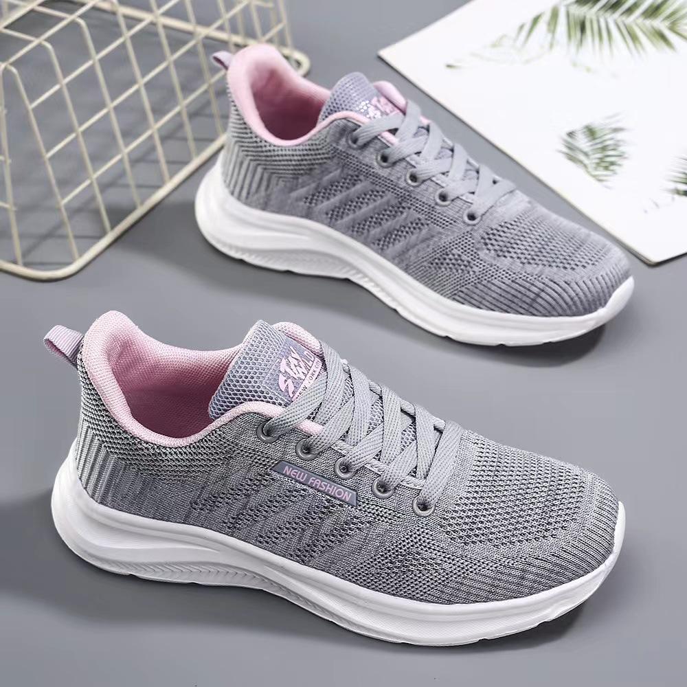 

Мужские и женские дышащие сетчатые кроссовки, женская повседневная обувь для пожилых людей среднего возраста, мягкая подошва, нескользящие, легкие спортивные кроссовки 40
