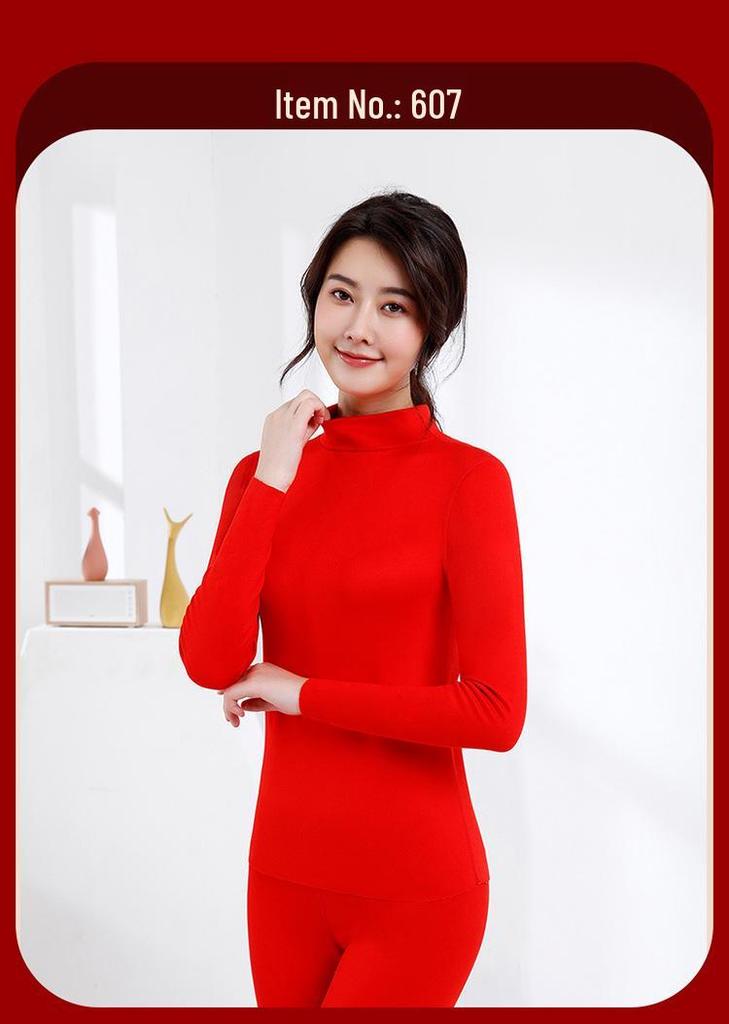 Year of the Tiger Warm Autumn Underwear & Pajama Set - Red Bridal Edition