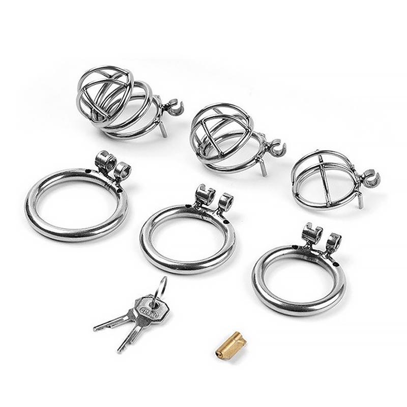Adult Metal Stainless Steel Chastity Lock Male SM Sex Devices Supplies Penis Lock Bound To Prevent Cheating Men'S Chastity Cage