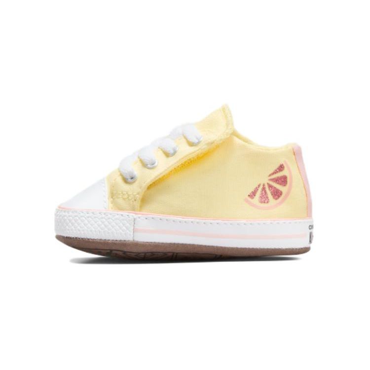 Converse Chuck Taylor All Star Shock Absorbing Durable High Top Walking Shoes Baby Shoes Yellow A07408C