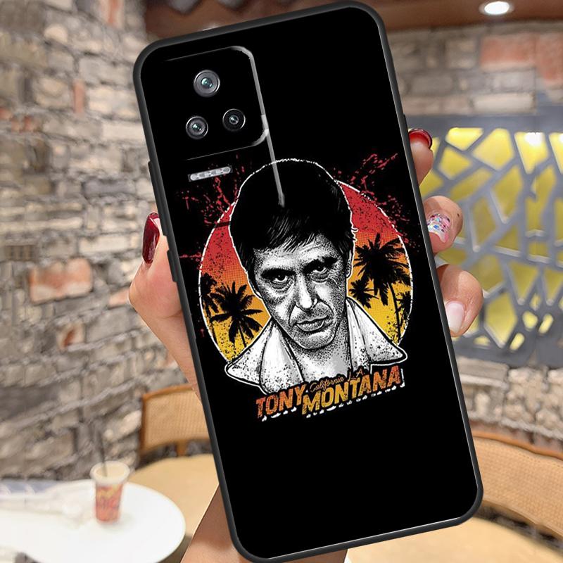 Scarface Tony Montana Case For Xiaomi 14 Ultra 15 13 11T 12T 13T 14T Pro POCO X3 X5 X6 X7 Pro M6 F5 F6 Pro Cover