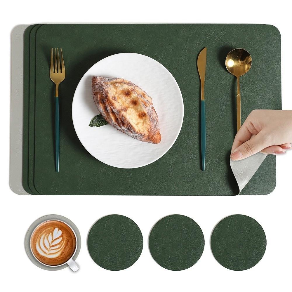 Luxury Western Food Mat Waterproof Hotel Insulation Mat Placemat Dinning Table Decoration