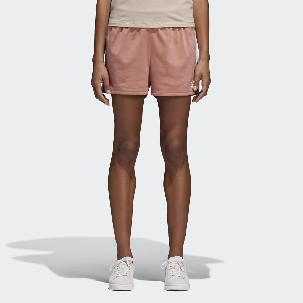 adidas Originals 3 Stripes Casual Shorts Women's Pink Moderate CY4765