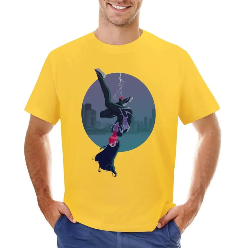 Silk T-shirt for a boy customizeds cute tops Short sleeve tee men